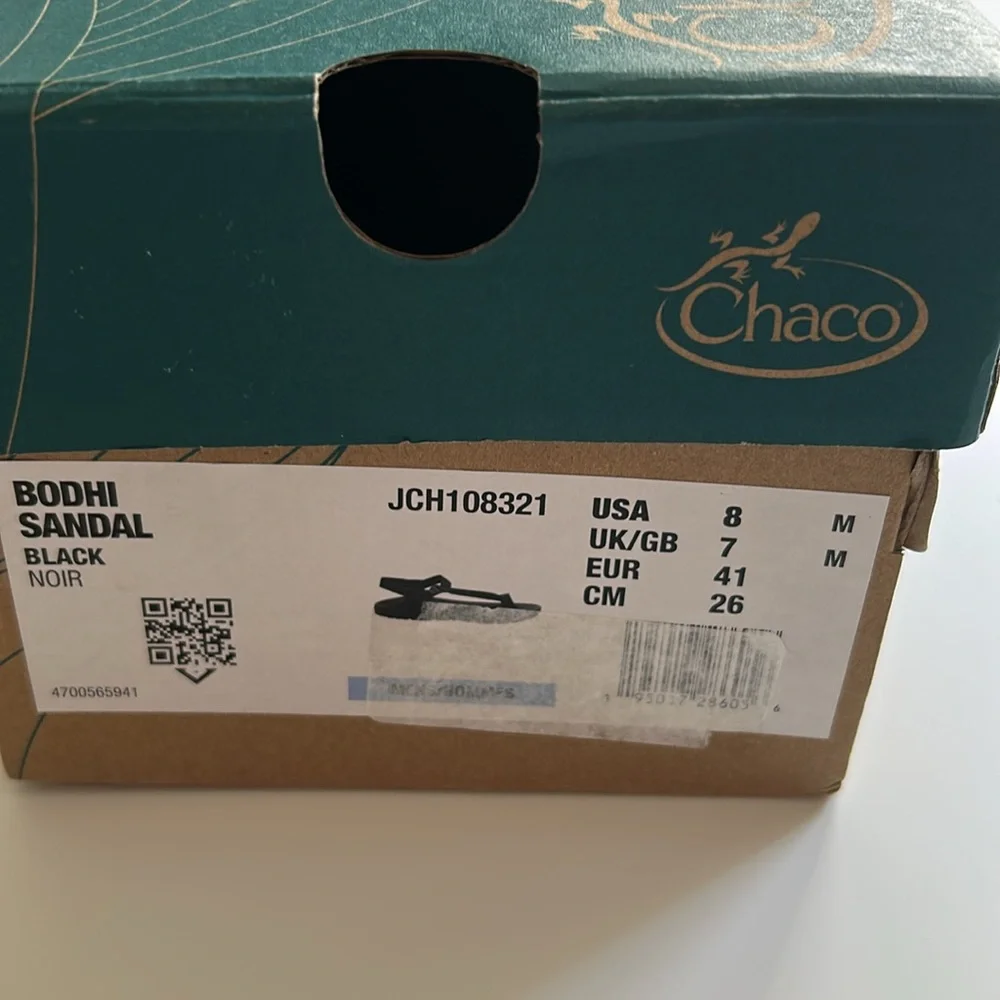 Chaco Black Men's Sandals - Picture 3 of 11